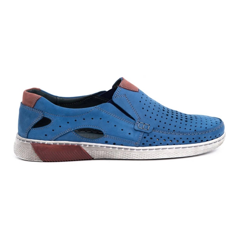 Olivier Zapatos hombre piel mocasines 937MP azul Olivier Zapatos hombre piel mocasines 937MP azul