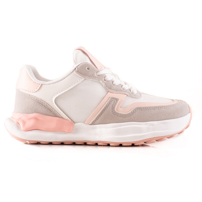 TRENDI Zapatos deportivos beige multicolor