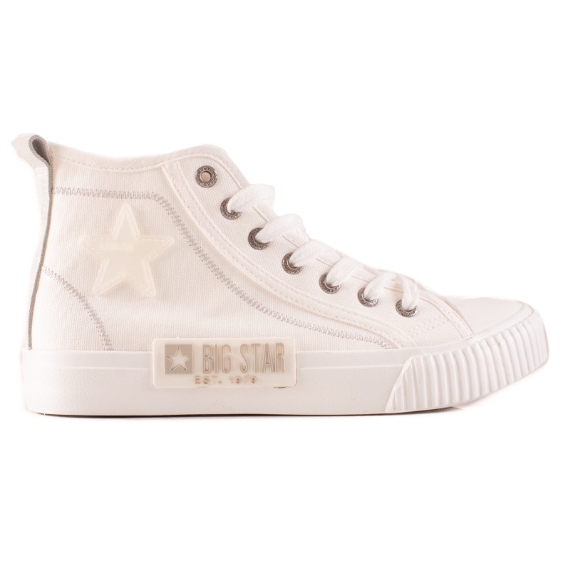 Zapatillas altas de mujer Big Star JJ274379 blanco