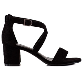 W. Potocki Sandalias En Tacones Altos Potocki negro