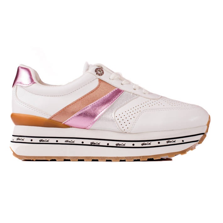 G2G/Good To Great Zapatillas moda blancas y rosas blanco
