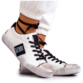 Zapatillas Mujer Big Star JJ274350 Zapatillas Blancas y Negras blanco negro