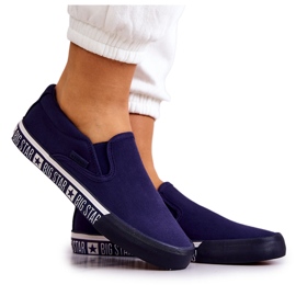 Sneakers Mujer Slip-on Big Star HH274011 Azul marino