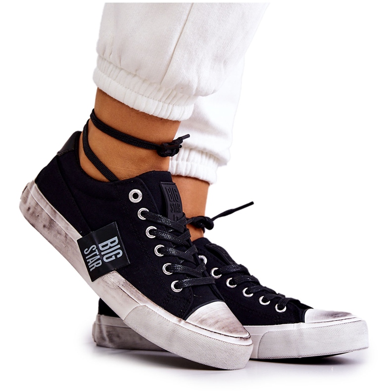 Sneakers de mujer Sneakers Big Star JJ274354 Negro-Blanco