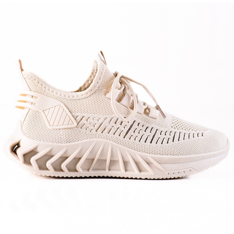 TRENDI Zapatillas de textil beige