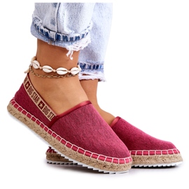 Alpargatas slip-on Big Star JJ274880 Rosa oscuro rosado