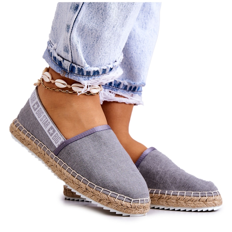 Alpargatas sin cordones Big Star JJ274876 Gris