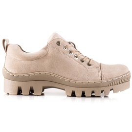 S. BARSKI S.BARSKI Zapatos con plataforma beige S. BARSKI S.BARSKI Zapatos con plataforma beige