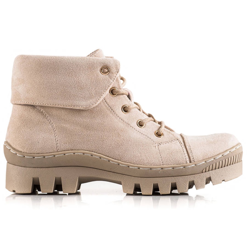 Tramperos Beżowe por S. Barski beige Tramperos Beżowe por S. Barski beige