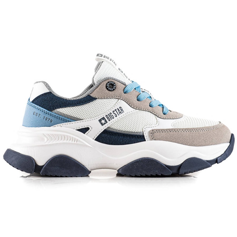 Zapatillas Mujer Big Star JJ274580 blanco azul multicolor