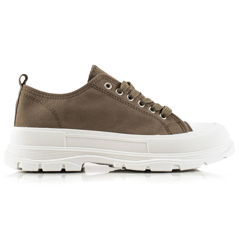 TRENDI Zapatillas de deporte verdes de moda