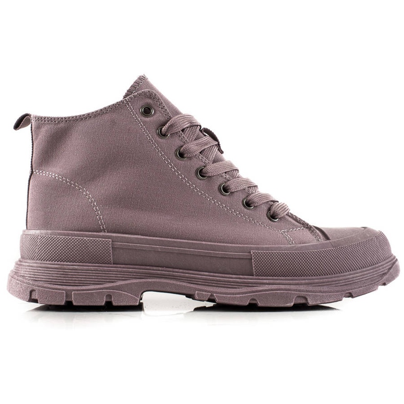 Forever Folie Zapatillas violetas en la plataforma