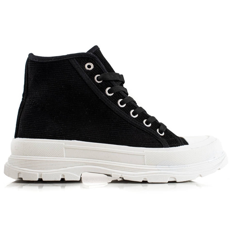 Sweet Shoes Zapatillas de ante altas negro