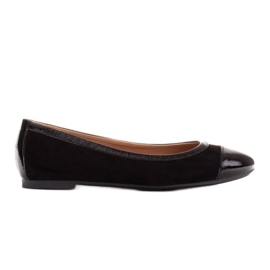Marco Shoes Cómodas bailarinas con ribete negro