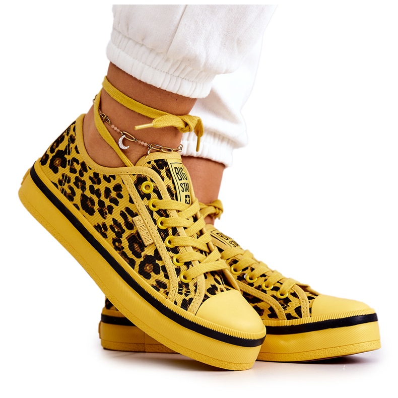 Zapatillas Mujer Pantera Big Star JJ274616 Amarillo