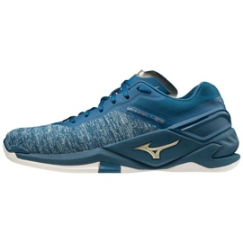 Zapatilla de balonmano Mizuno Wave Stealth Neo M X1GA200051 azul azul