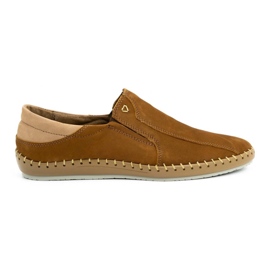 Olivier Zapatos hombre piel mocasines 936MA rojo multicolor naranja