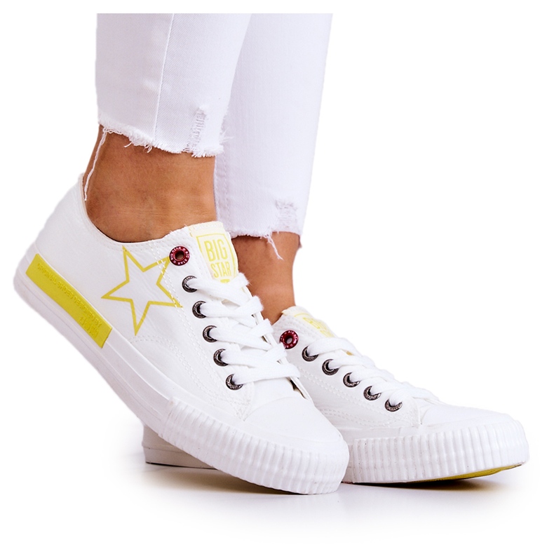 Zapatillas Bajas de Mujer Big Star JJ274384 Blanco