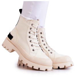 S.Barski Sneakers Mujer Larina Boots Beige Claro