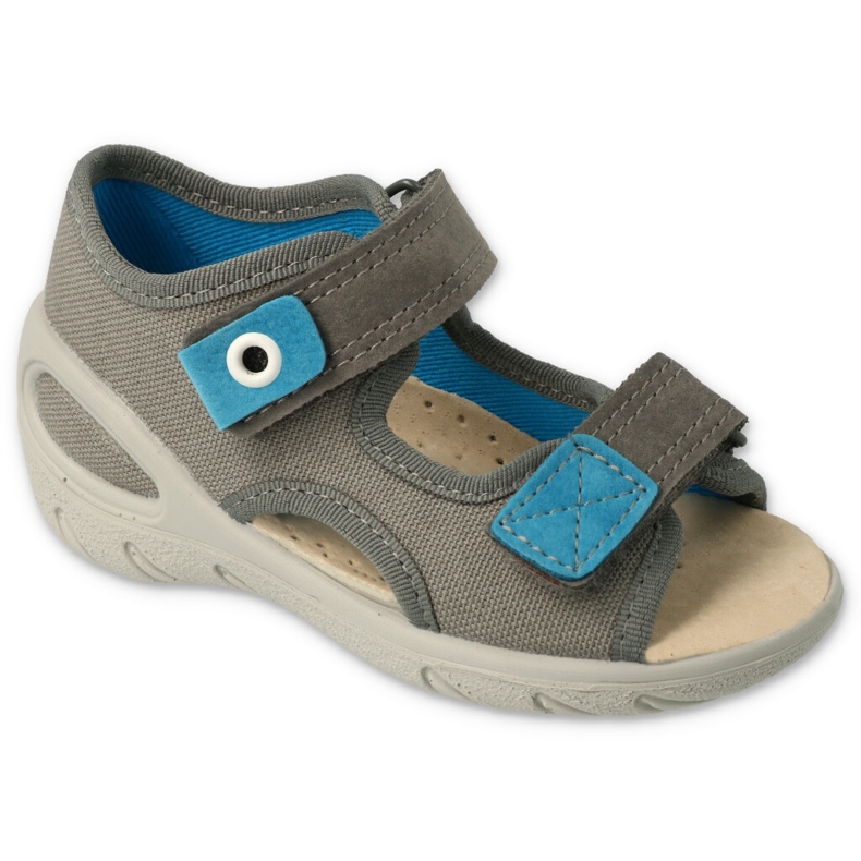 Zapatos befado niño pu 065P166 azul gris Zapatos befado niño pu 065P166 azul gris