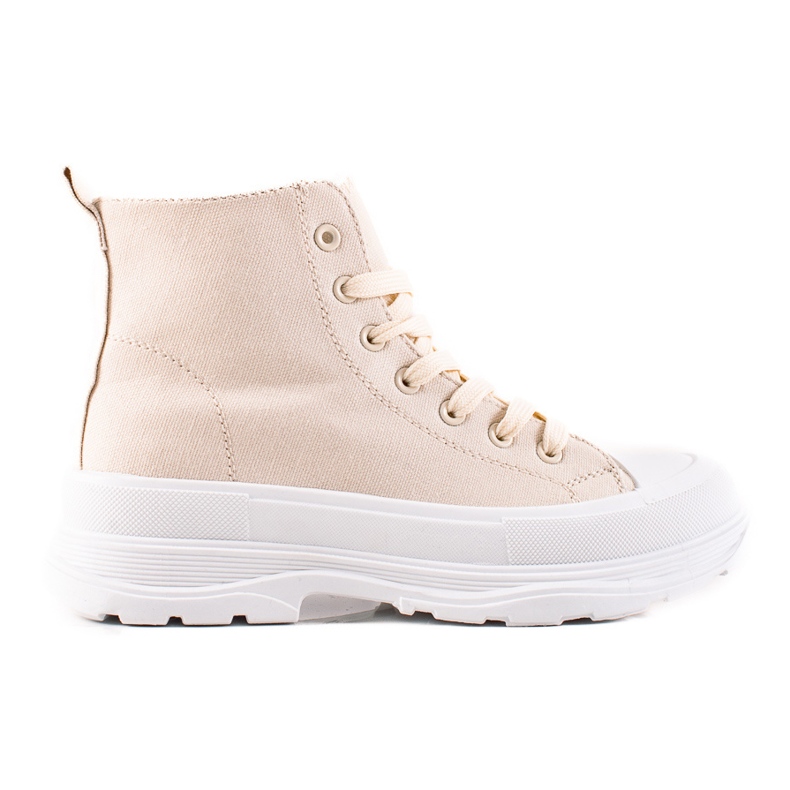 TRENDI Zapatillas altas en beige