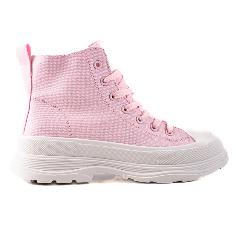 TRENDI Zapatillas Rosa Altas rosado