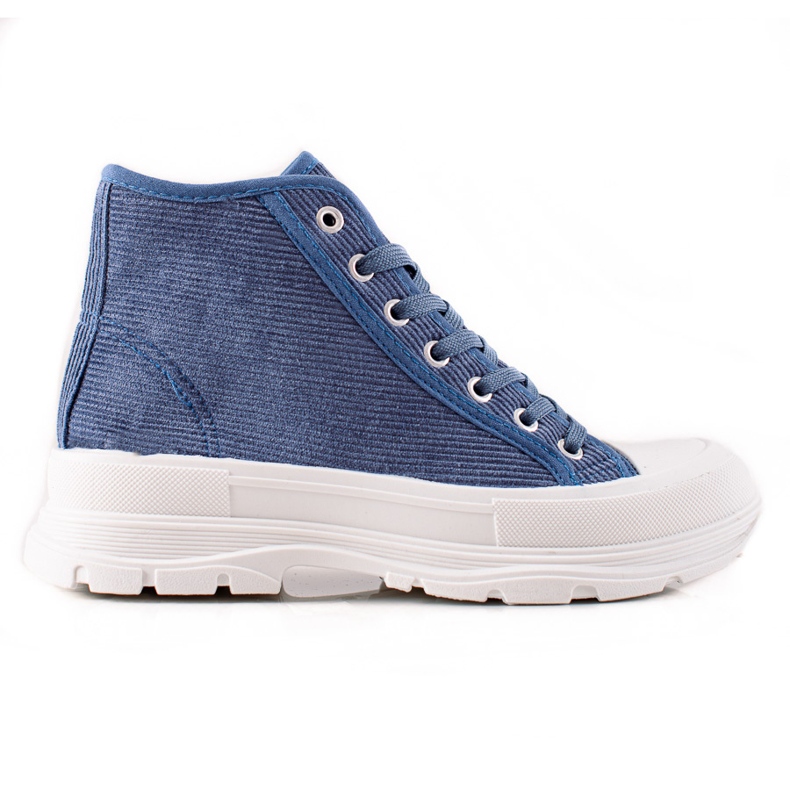Sweet Shoes Zapatillas de ante altas azul