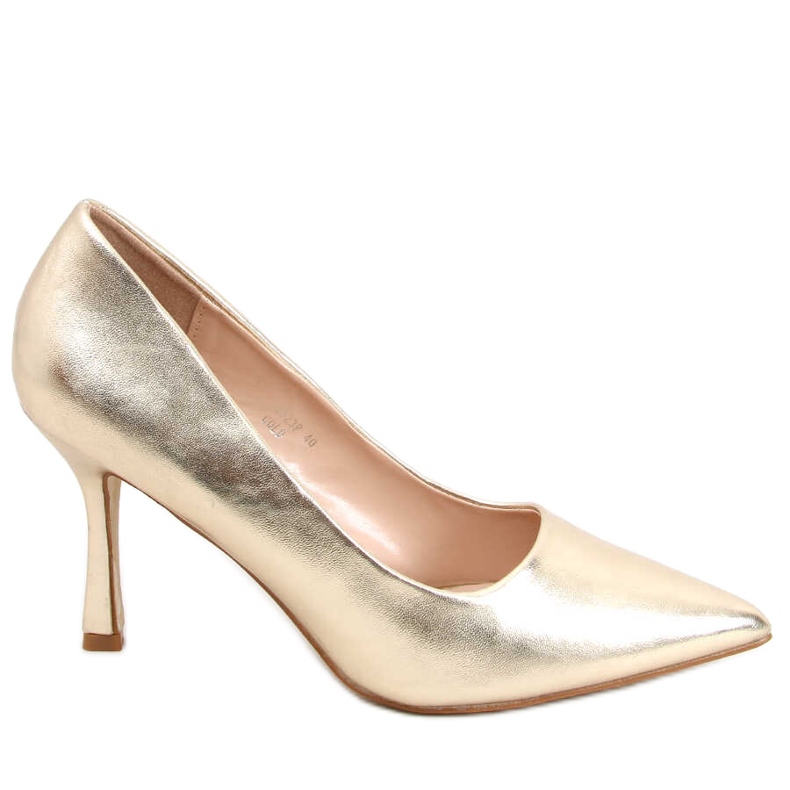 Zapatos de salón mujer flor Aurora Gold dorado