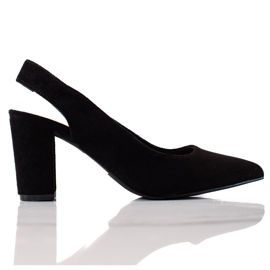 Evento Zapatos de tacón con tacón descubierto negro Evento Zapatos de tacón con tacón descubierto negro