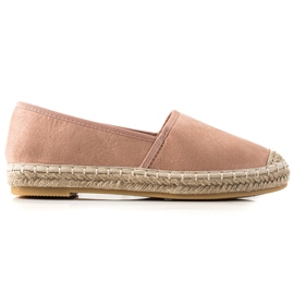 Lucky Shoes Alpargatas Polvorientas rosado