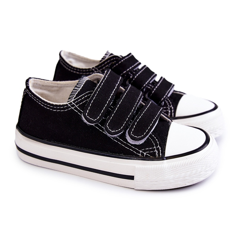 Deportivas Infantiles Velcros Bernie Negras negro