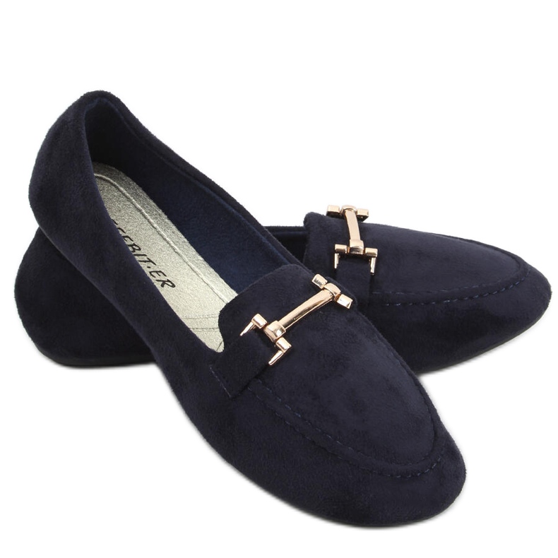 Mocasines mujer Kubra Navy azul marino