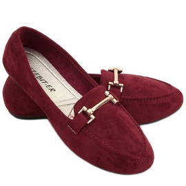 Mocasines mujer Kubra Wine rojo