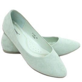 Bailarinas Pari Green de ante liso verde