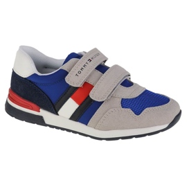 Tommy Hilfiger Zapatilla deportiva con velcro de corte bajo T1B4-32236-1040X602 gris