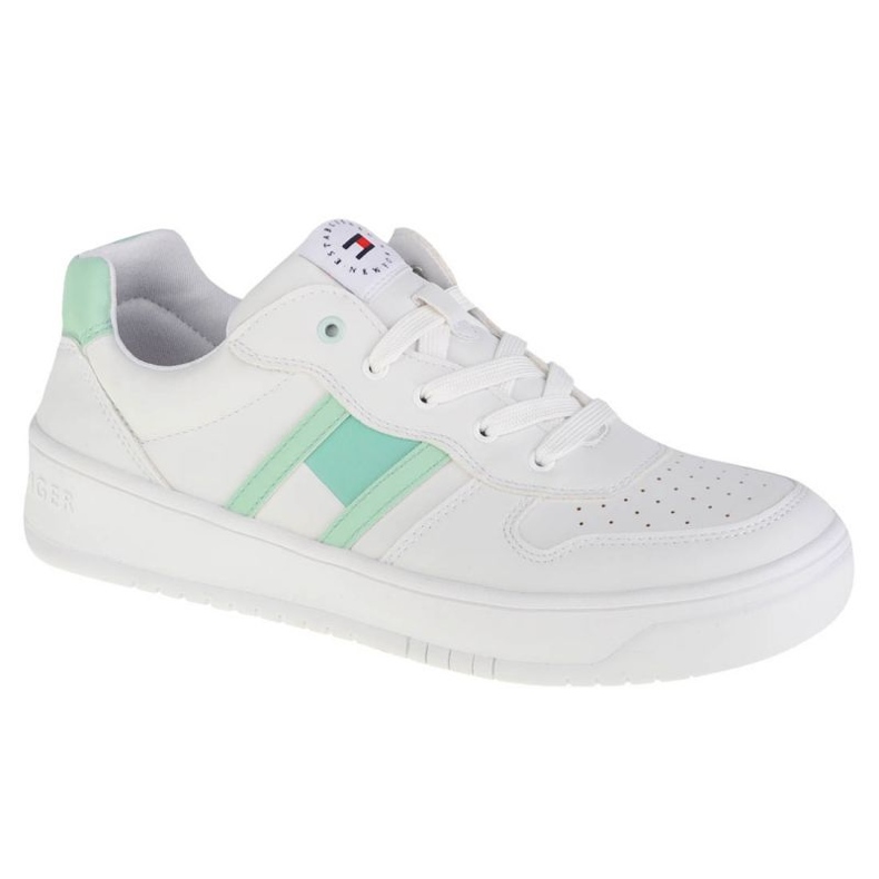 Tommy Hilfiger Zapatilla de deporte con cordones y corte bajo T3A4-32143-1351A166 blanco Tommy Hilfiger Zapatilla de deporte con cordones y corte bajo T3A4-32143-1351A166 blanco