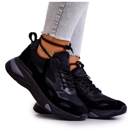 Vinceza Deportivas de mujer Sneakers Negras Spencer negro