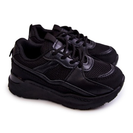 FR1 Deportivas Infantiles Deportivas Deportivas Negras Kizzie negro