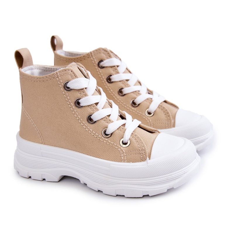 FR1 Deportivas Altas Infantiles Freeze Beige