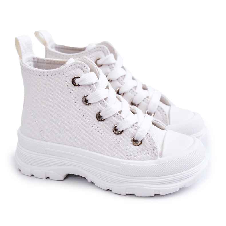 FR1 Deportivas Altas Infantiles Blancas Freeze blanco