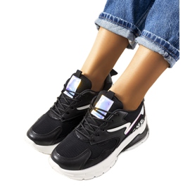 Zapatillas holográficas negras George negro