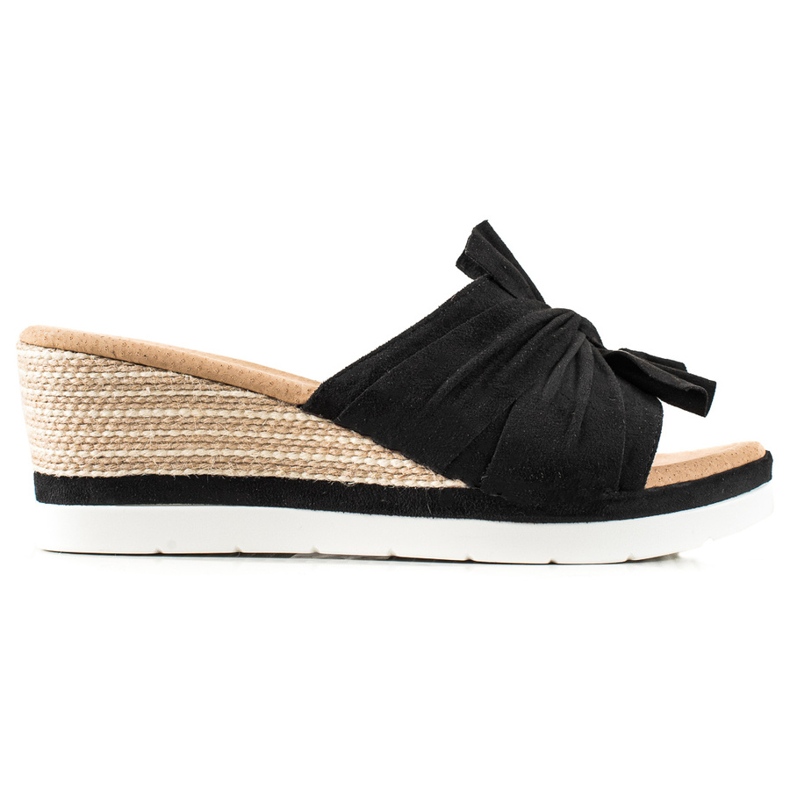 W. Potocki Sandalias Cuña Potocki negro W. Potocki Sandalias Cuña Potocki negro