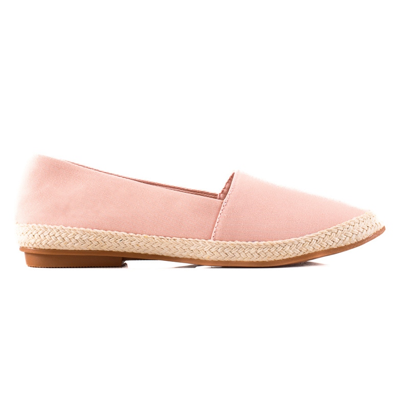 Ideal Shoes Alpargatas clásicas rosado