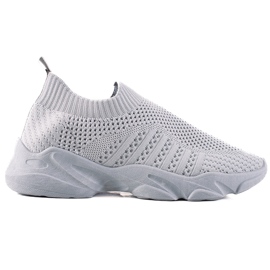 Sweet Shoes Zapatillas deportivas sin cordones gris