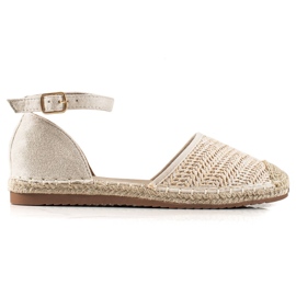 Anesia Paris Alpargatas Trenzadas Con Hebilla beige Anesia Paris Alpargatas Trenzadas Con Hebilla beige