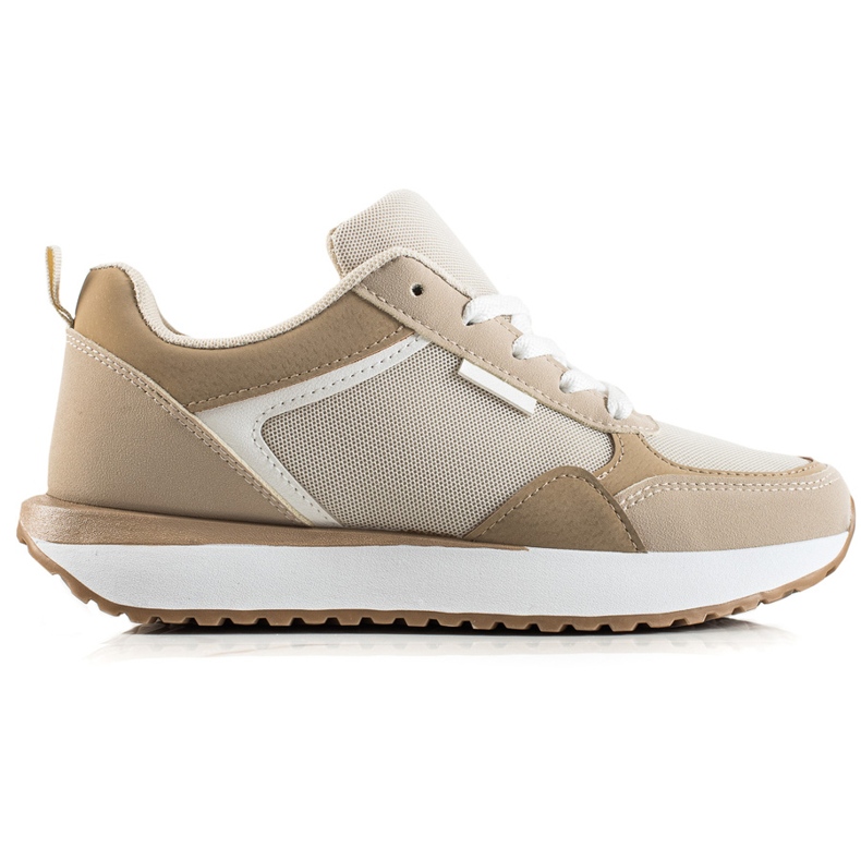 Sweet Shoes Zapatillas con malla beige marrón