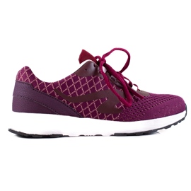 TRENDI Zapatillas deportivas moradas violeta
