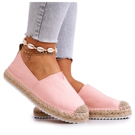 Alpargatas Con Suela Trenzada Big Star HH274496 Rosa