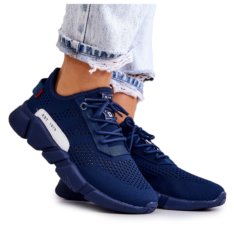 Deportivas mujer Memory Foam Big Star JJ274274 Azul marino Deportivas mujer Memory Foam Big Star JJ274274 Azul marino