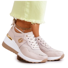 S.Barski Deportivas Mujer Piel Deportivas Deportivas Beige Loissa S.Barski Deportivas Mujer Piel Deportivas Deportivas Beige Loissa